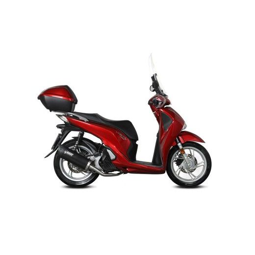 VISAS IŠMETIMO SISTEMOS KOMPLEKTAS 1X1 MIVV MOVER MV.HO.0005.LV, JUODOS SPALVOS