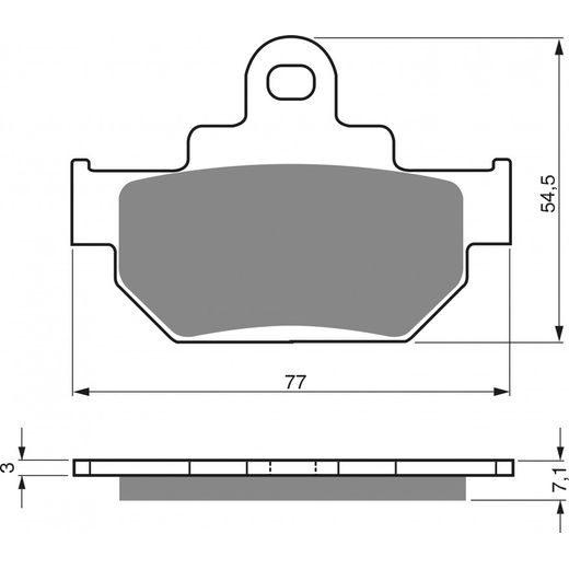 STABDŽIŲ TRINKELĖS GOLDFREN 030 S3