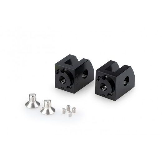 FOOTPEG ADAPTERS PUIG 21415N ADJUSTABLE, JUODOS SPALVOS