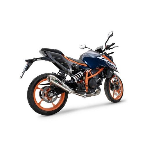 SLIP-ON EXHAUST GPR POWERCONE EVO KT.109.2.PCEV BRUSHED STAINLESS STEEL INCLUDING REMOVABLE DB KILLER AND LINK PIPE