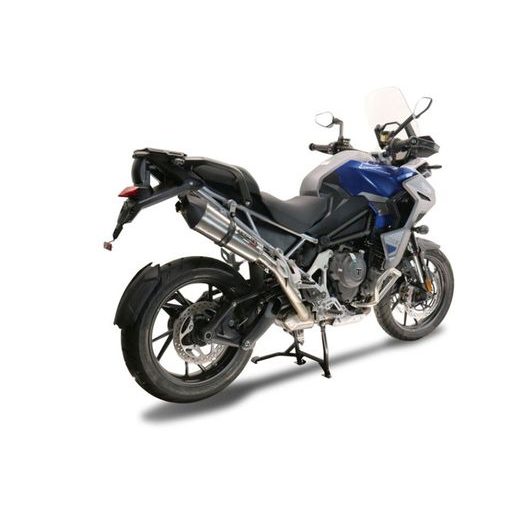 SLIP-ON EXHAUST GPR NEW GRAND PRIX EVO TITANIUM E4.T.100.GPAN.TO BRUSHED TITANIUM INCLUDING REMOVABLE DB KILLER AND LINK PIPE