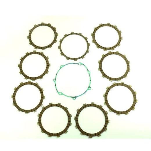 FRICTION PLATES KIT WITH CLUTCH COVER GASKET ATHENA P40230102