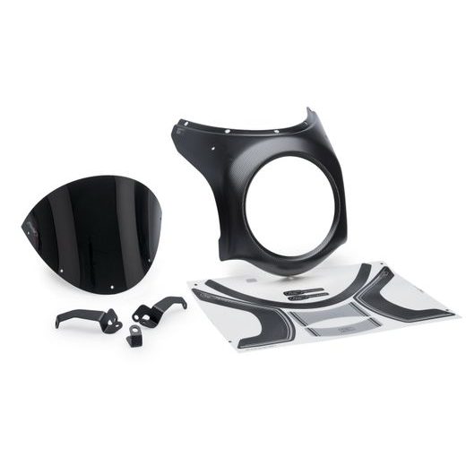 SEMIFAIRING PUIG RETRO 21962N, JUODOS SPALVOS CARBON LIQUID HOUSING