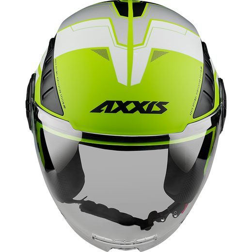 JET HELMET AXXIS METRO ABS COOL B3 MATT FLUOR YELLOW, XS DYDŽIO