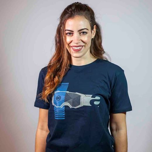 T-SHIRT ARIETE 8K 14911-AAXL, MĖLYNOS SPALVOS, XL DYDŽIO
