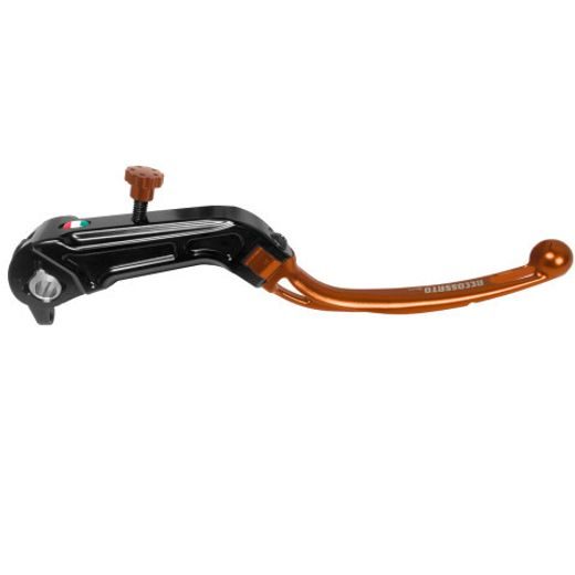FOLDING BRAKE LEVER ACCOSSATO LV037 FOR ACCOSSATO BRAKE PUMP ALIUMININĖ