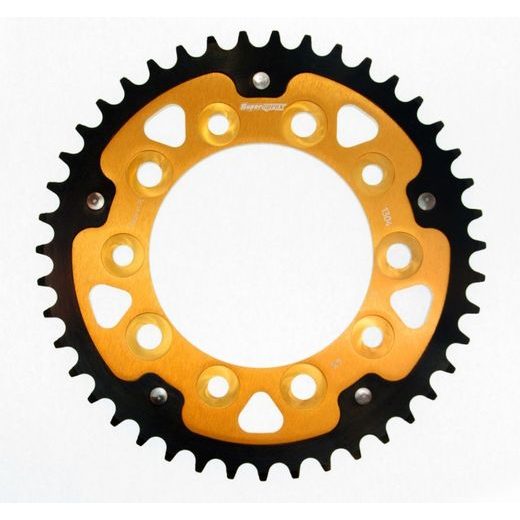 REAR SPROCKET SUPERSPROX STEALTH RST-1304:43-GLD, AUKSO SPALVOS 43T, 525