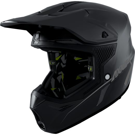 MX HELMET AXXIS WOLF ABS SOLID BLACK MATT, XXL DYDŽIO