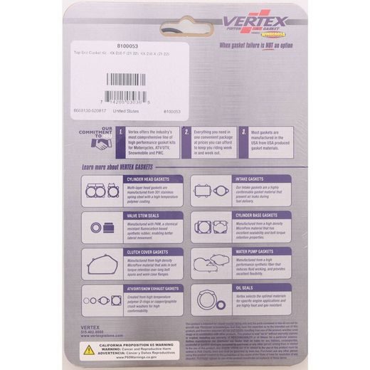 TOP END GASKET KIT WINDEROSA TEGS 8100053