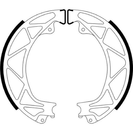 BŪGNINIŲ STABDŽIŲ TRINKELĖS FERODO 225129245