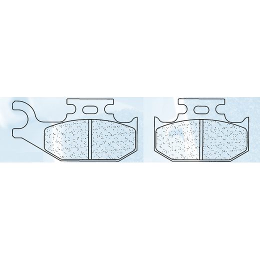 STABDŽIŲ TRINKELĖS CL BRAKES 1102 X59 (X55)