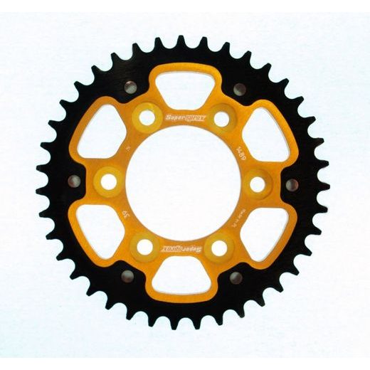 REAR SPROCKET SUPERSPROX STEALTH RST-1489:39-GLD, AUKSO SPALVOS 39T, 525