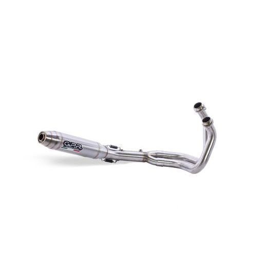 VISAS IŠMETIMO SISTEMOS KOMPLEKTAS GPR DEEPTONE CO.BM.82.CAT.DE BRUSHED STAINLESS STEEL INCLUDING REMOVABLE DB KILLER AND CATALYST