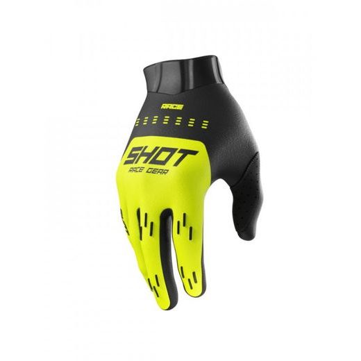 GLOVES SHOT RACE EVO A06-13B1-A01-12 NEON YELLOW 12