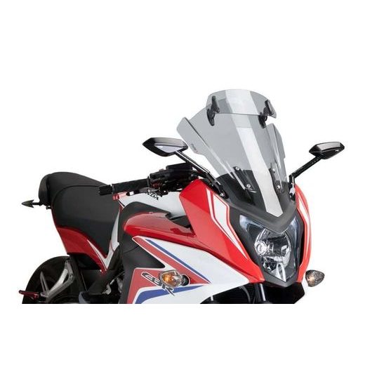 WINDSCREEN PUIG TOURING WITH VISOR 7601H SMOKE