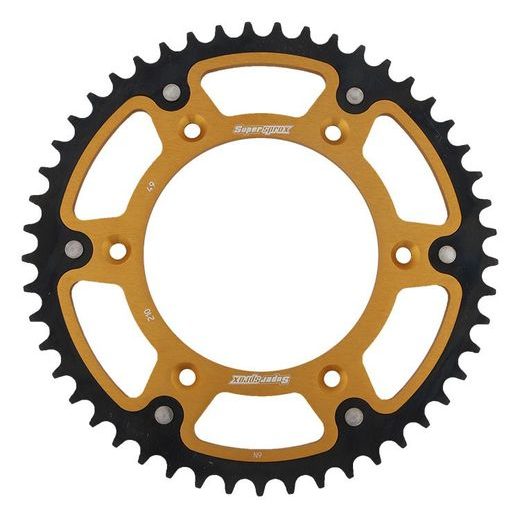 REAR SPROCKET SUPERSPROX STEALTH RST-210:49-GLD, AUKSO SPALVOS 49T, 520