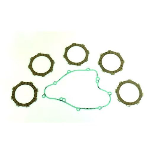 FRICTION PLATES KIT WITH CLUTCH COVER GASKET ATHENA P40230060