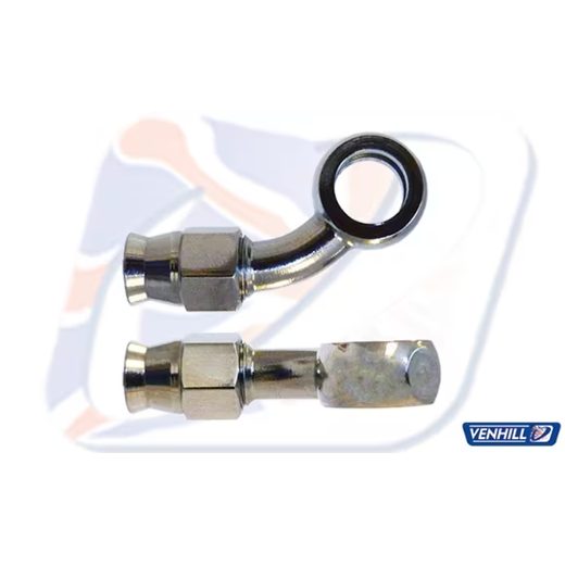 UŽSUKAMAS ANTGALIS VENHILL POWERHOSEPLUS 3/10090C 45° SIDE, CHROMAS