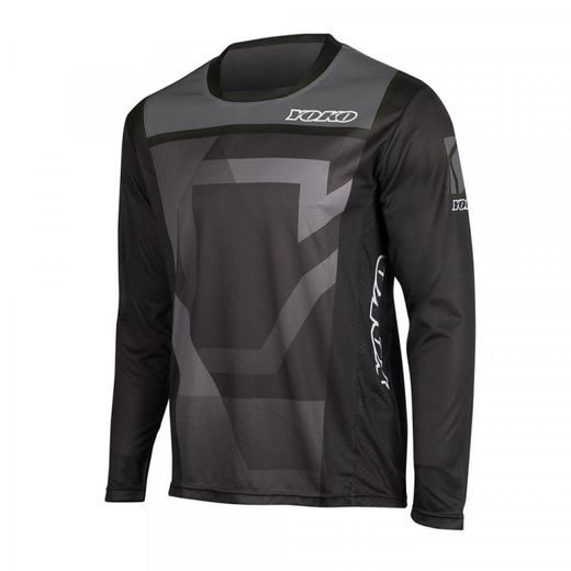 MX JERSEY YOKO KISA BLACK, XL DYDŽIO