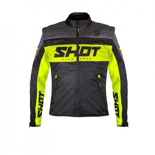 STRIUKĖ SHOT SOFTSHELL LITE A08-15B1-B01-13 BLACK / NEON YELLOW 3XL