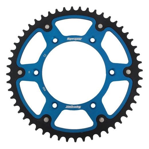 REAR SPROCKET SUPERSPROX STEALTH RST-990:52-BLU, MĖLYNOS SPALVOS 52T, 520