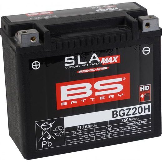 GAMYKLOJE AKTYVUOTAS AKUMULIATORIUS BS-BATTERY BGZ20H SLA MAX