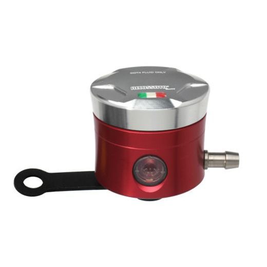 STABDŽIŲ SKYSČIO REZERVUARAS ACCOSSATO CNC-WORKED STRAIGHT BRACKET INCLUDED, SIDABRINĖS SPALVOS