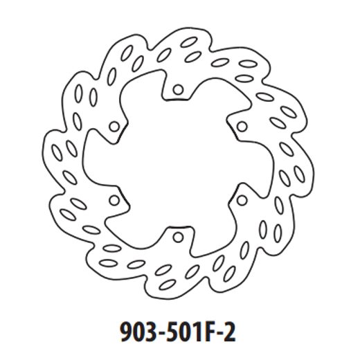 STABDŽIŲ DISKAS GOLDFREN 903-501F-2 PRIEKINIŲ 245 MM