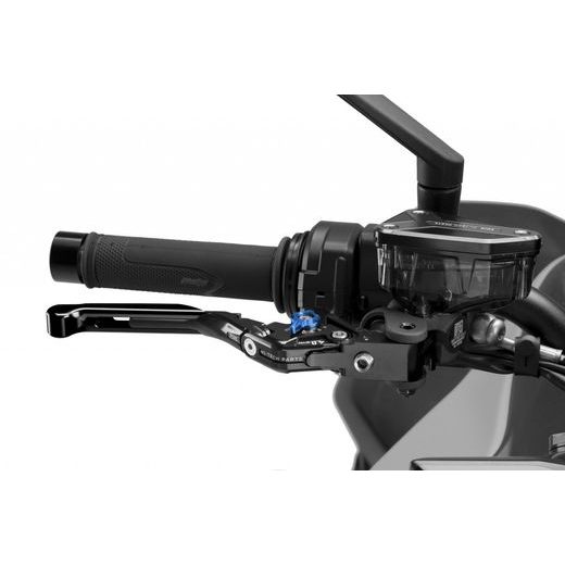 STABDŽIŲ RANKENĖLĖ BE ADAPTERIO PUIG 4.0 414NNA EXTENDABLE FOLDING BLACK/BLUE