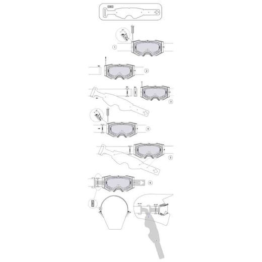 STANDARD TEAR-OFFS ARIETE 12964-8KLE FOR 8K GOGGLES