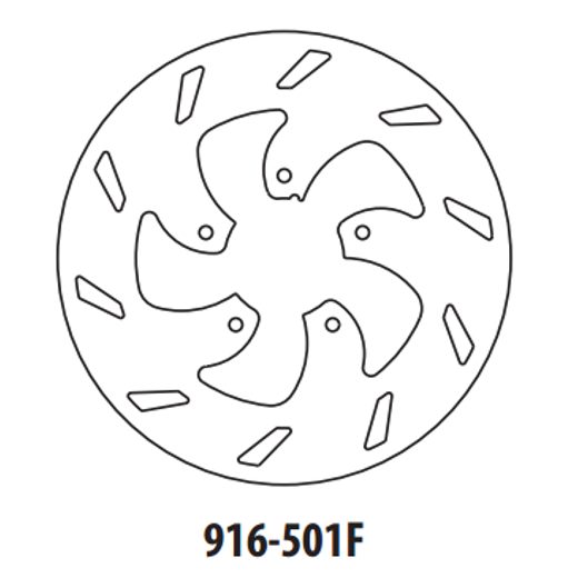 STABDŽIŲ DISKAS GOLDFREN 916-501F PRIEKINIŲ 220 MM