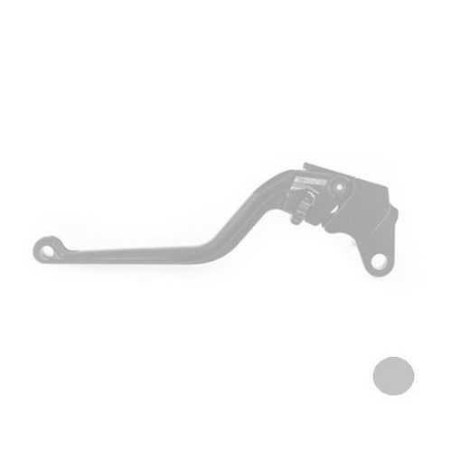 CLUTCH LEVER ACCOSSATO ESR15L CNC MACHINED, SIDABRINĖS SPALVOS