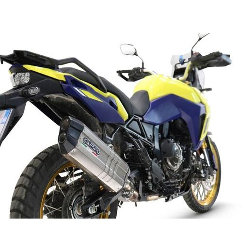 SLIP-ON EXHAUST GPR HYPER SONIC TITANIUM E5.S.207.HYSOTIT BRUSHED TITANIUM INCLUDING REMOVABLE DB KILLER AND LINK PIPE