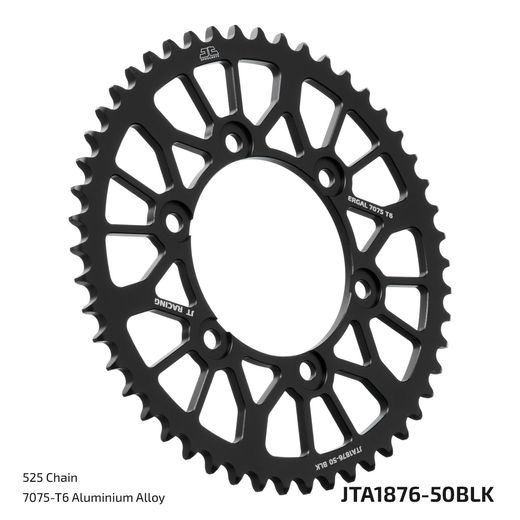 GALINĖ ALIUMININĖ ŽVAIGŽDĖ JT JTA 1876-50BLK 50)T, NT((525, JUODOS SPALVOS