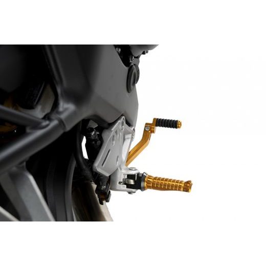 BRAKE FOOT PEDAL PUIG 22395O, AUKSO SPALVOS ADJUSTABLE
