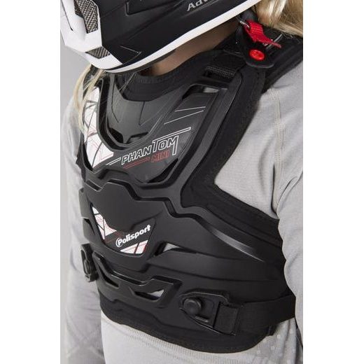 KRŪTINĖS APSAUGA POLISPORT PHANTOM MINI 8003800001, JUODOS SPALVOS