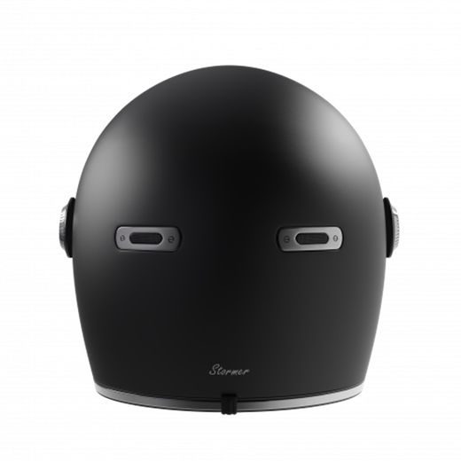 FULL FACE HELMET STORMER HISTORY SOLID BLACK MATT, M DYDŽIO