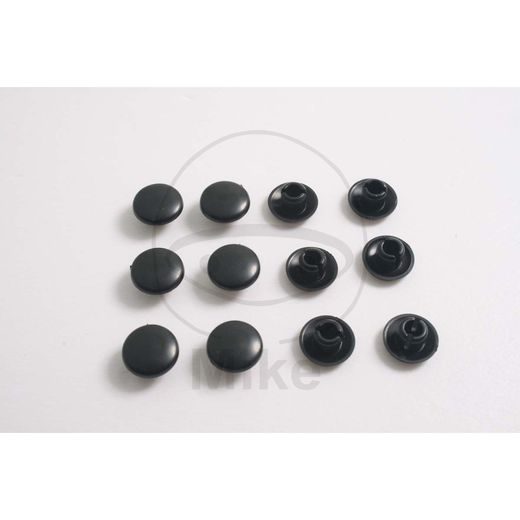 CAP JMP BLACK FOR M6 BOLTS SCREWS PACK CONTAINS 12 PIECES