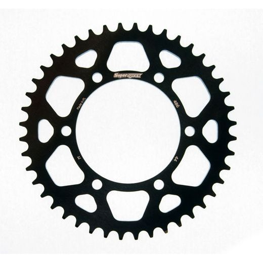 REAR ALU SPROCKET SUPERSPROX RAL-486:44-BLK, JUODOS SPALVOS 44T, 520