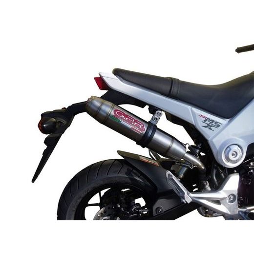 VISAS IŠMETIMO SISTEMOS KOMPLEKTAS GPR DEEPTONE CO.H.233.RACE.DE BRUSHED STAINLESS STEEL