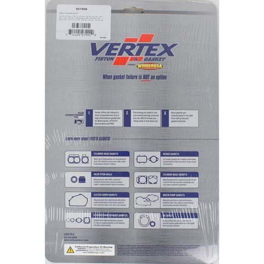 WATER PUMP REBUILD KIT WINDEROSA WPRK 821008