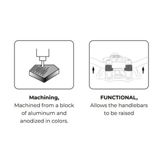 RISERS PUIG PULLBACK 22141P, SIDABRINĖS SPALVOS HEIGHT 25MM, D 29MM