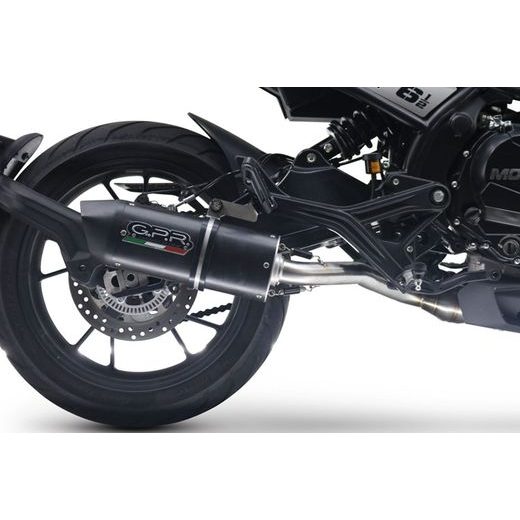MID-FULL SYSTEM EXHAUST GPR FURORE EVO4 NERO MO.7.1.CAT.FNE5 MATTE BLACK INCLUDING REMOVABLE DB KILLER AND CATALYST