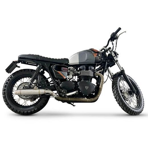 DUAL SLIP-ON EXHAUST GPR DEEPTONE INOX T.71.DE BRUSHED STAINLESS STEEL