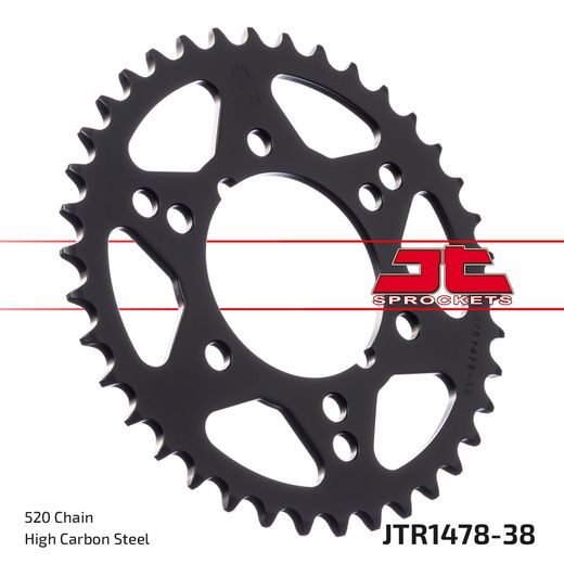 CHAIN KIT EK -, SIDABRINĖS SPALVOS CHAIN 520 SRX, X-RING (X, NX, QX, XS), CHK FRONT SPROCKET JT CHK RUBBER CUSHIONED, CHK REAR SPROCKET JT SKIRTAS KAWASAKI GPZ 550 1984-1991