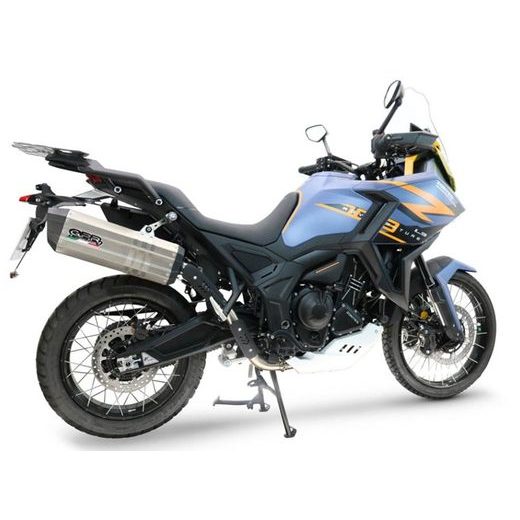 SLIP-ON EXHAUST GPR HYPER SONIC BLACK TITANIUM Z.19.1.HYSOBLK MATTE BLACK INCLUDING REMOVABLE DB KILLER AND LINK PIPE