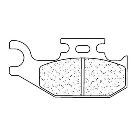 STABDŽIŲ TRINKELĖS CL BRAKES 1235 ATV1