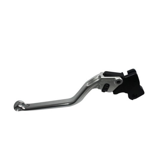 CLUTCH LEVER ACCOSSATO FIXED CNC-WORKED ALUMINIUM, SILVER