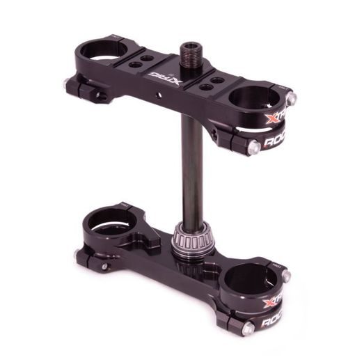 TRIPLE CLAMP X-TRIG ROCS TECH 40704004, JUODOS SPALVOS