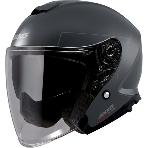 JET HELMET AXXIS MIRAGE SV ABS SOLID GREY TITAN MATT, XL DYDŽIO